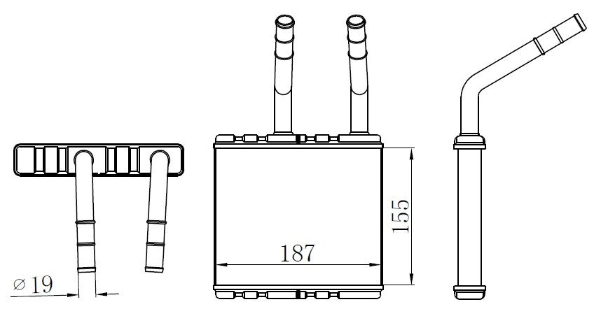 KALORİFER BRAZİNG HEATER A/M 151X193X22 ACTYON