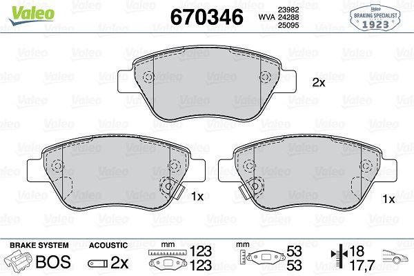 ÖN DİSK FREN BALATASI OPEL ADAM 1.2/1.4 10/12 VAUXHALL ADAM 1.2/1.4 10/12