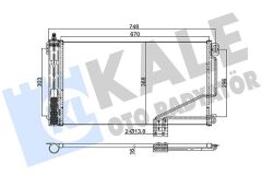 KLIMA RADYATORU MERCEDES W203 CL203 S203 C209 A209
