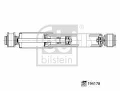 AMORTİSÖR ARKA AKS SOL-ARKA AKS SAĞ CİTROEN-OPEL-PEUGEOT-TOYOTA-VAUXHALL