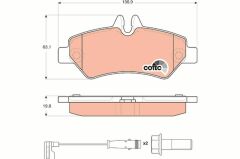 FREN BALATASI ARKA MERCEDES SPRINTER B906 06 . VW CRAFTER 30-35-50 TEK TEKER
