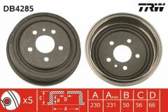 ARKA KAMPANA VECTRA B 1.6-2.0 95-02 - ZAFIRA A 1.6-1.8-2.0 99-05