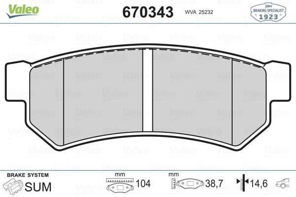 ARKA BALATA LACETTI 1.4 16V 1.6 1.8 05/2003 NUBIRA SEDAN;KOMBI 1.4 1.6 1.8 01/2005