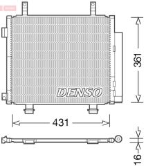 CONDENSER. AİR CONDİTİONİNG NISSAN PIXO 09-