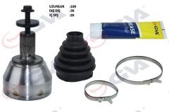 ÖN AKS KAFASI SAG-SOL FOCUS II-CMAX 1.6 TDCI 03-08 VOLVO S40 1.6D V50 1.6D 05-12 36x26x56.3
