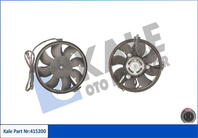 FAN MOTORU DAVLUMBAZLI AUDI A4-A6-A8-FORD GALAXY-SEAT ALHAMBRA-VW PASSAT-SHARAN 300W-280mm