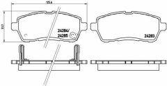 ÖN BALATA FIESTA VI 1.4-1.4TDCİ 1.6 TDCI 08 SWIFT 10 JUSTY 07 MAZDA II 07 SIRION 08