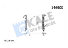 RADYATOR AL.MEK RENAULT CLIO-EXPRES2 SIRA AL PL SIS