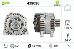 ALTERNATÖR KOMPLE 14V 150amp P107-P206-P307-P407-PARTNER-BERLINGO-C1-C2-C3-C4-C5-XSARA 1.4-2.0 HDI CLIO III-MGN II 1.6 16V TOYOTA AYGO ESKI 439503