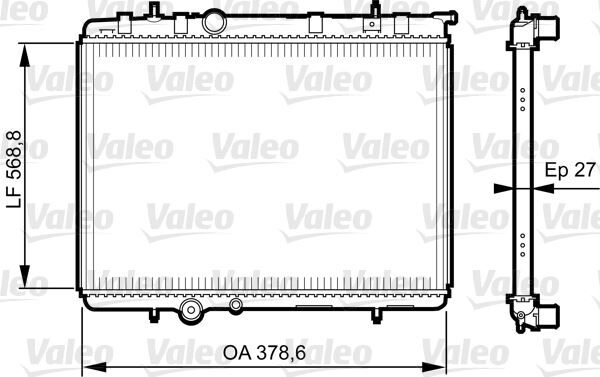 RADYATÖR CITROEN C4 2004 2010 11/04