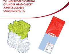 CONTA SİLİNDİR KAPAĞI GK CH VW CUAA MLS 1.63M Gasket. cylinder head