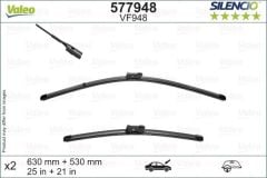 Valeo Silencio X-TRM Flat Blade VM948 X2 625 530 mm SKODA KODIAQ 03/17