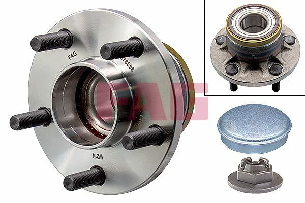 ARKA TEKER PORYASI RULMANLI TRANSİT- CONNECT 1.8 02-13 ABS Lİ 5 BİJON BAF-0135A