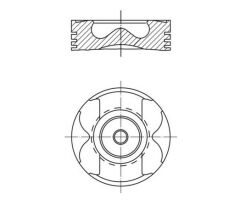 PISTON SEGMAN 0.50 80.50mm MERCEDES OM622 W447 . RENAULT R9M 1.6 dCi MEGANE TALISMAN TRAFIC NISSAN QASHQAI X-TRAIL NV300