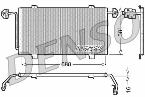 CONDENSER. AİR CONDİTİONİNG OPEL ARENA 97-01