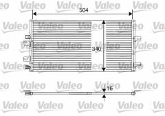 x KLİMA KONDENSERİ KNG 06/05 1.5DCI 504x340x16