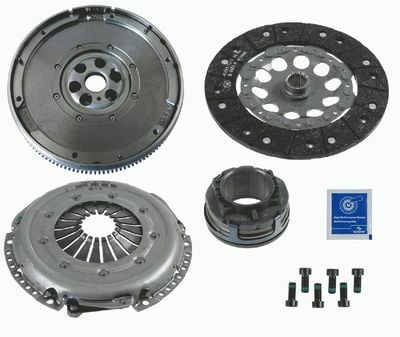 VOLANT KASNAKLI DEBRİYAJ SETİ AUDI-SKODA-VW