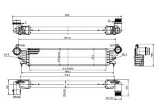 TURBO RADYATÖRÜ INTERCOOLER FIAT EGEA-FIAT 500L 1.3-1.6 JTD-1.4 96272