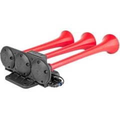 ÜÇ BORULU-MELODİLİ 12V DALİ-SAYDIRMALI ARAP KORNA-PLASTİK BORULU