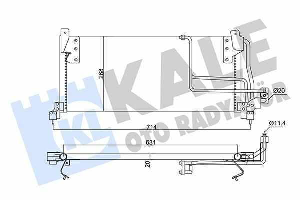 388800 KLİMA RADYATÖRÜ OPEL COMBO-CORSA B 1.2 1.4 1.7D 93-01 CORSA PICK-UP 1.4GLS 94-97 1.0 97-02 KURUTUCUSUZ BRAZING AL-AL 631x368x20 1850032-52484309-90486844-90508124