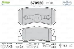 ARKA BALATA P4008 12 C4 1.6HDİ 12 PAJERO II 01-07 10 AXS 10 OUTLANDER 07 12 GRANDIS 07