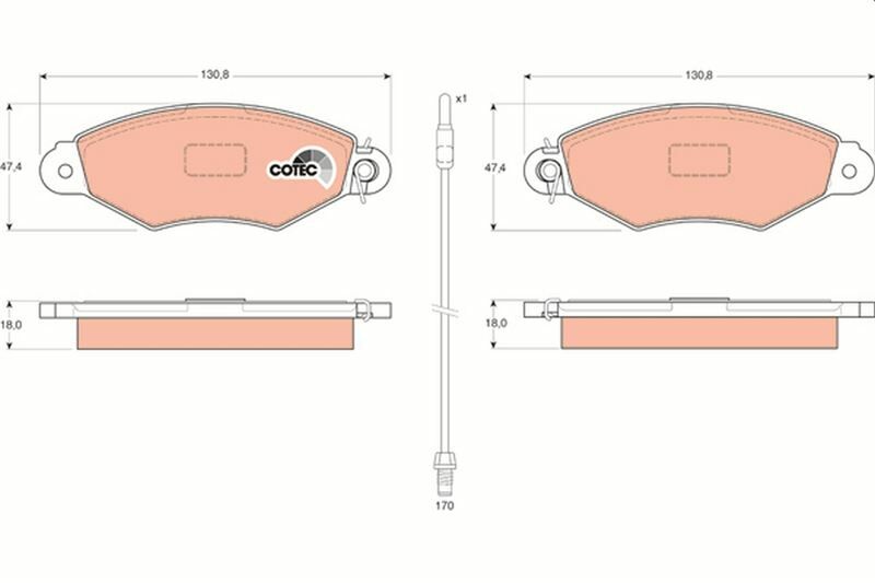 ÖN FREN BALATASI RENAULT KANGOO 97 CLIO SYMBOL I 98 CITRO N XSARA 97 02 PEUGEOT 306 96 01