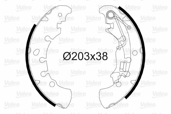 PABUÇLU FREN BALATASI FIAT Idea 1.2. 1.4. 1.3 JTD 03