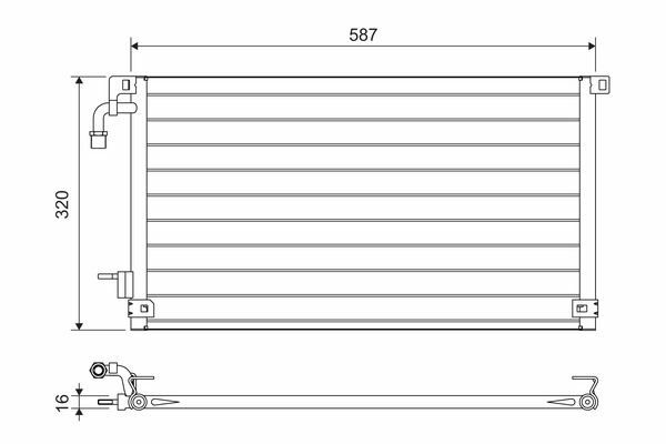 KLİMA KONDENSERİ SAXO 96-03 106 II 05/96 1.1-1.4-1.6-1.5DCI 588x321