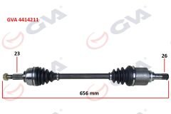 KOMPLE AKS SOL SYMBOL-THALIA/LOGAN II 1.5 DCI 12- ABS LI