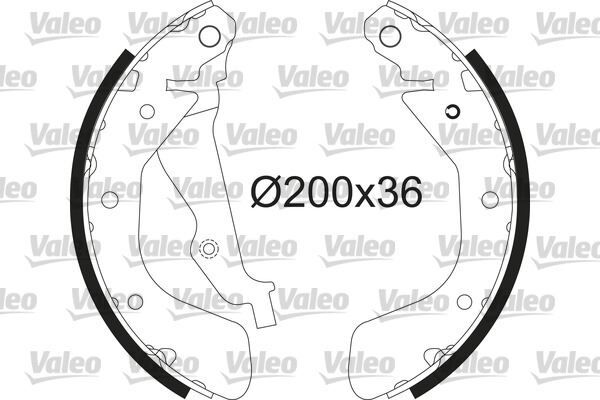 PABUÇLU FREN BALATASI OPEL KARL 1.0 01/15 - VAUXHALL VIVA 1.0 01/15