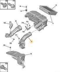 HAVA FİLTRE HORTUMU PEUGEOT P301 CITROEN C-ELYSEE 1.6 HDI