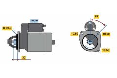 MARŞ MOTORU 12V HX87-M 12V R 0001230020-0001250002-0001262020