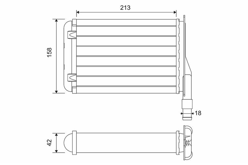 KALORİFER RADYATÖRÜ R9-R11-EXP 212x156