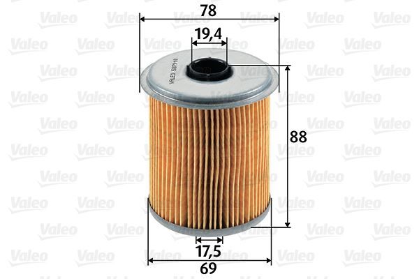 YAKIT FİLTRESİ MAZOT RENAULT CLIO I 1.9 D-M GANE I 1.9 D