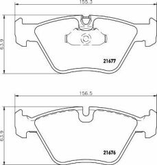 ÖN BALATA BMW E39 520İ-523İ-528İ-525TDS 96 6.03