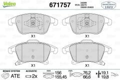 ÖN FREN BALATASI FORD GALAXY 15 MONDEO 15 S-MAX 15
