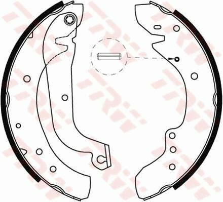 PABUÇLU BALATA KİTİ ARKA ALFA ROMEO-AR 6 BUS 280 -AR 6 VAN 280 CITROEN-C25 BUS 280 -290 -C25 P