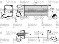 TURBO RADYATÖRÜ INTERCOOLER 407 04 C5 04 1.6HDI-2.0HDI DV6TED4-DV6TED4/F 300x133.4x85