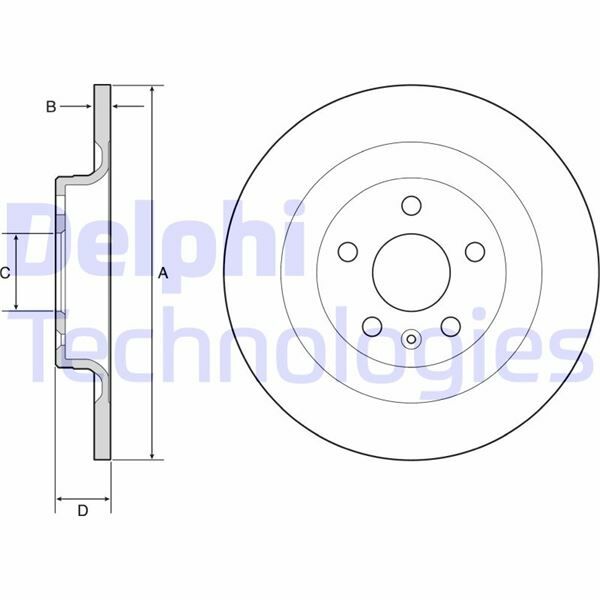 ARKA FREN AYNASI VOLVO S60 III-19 V60 18 V90 16 XC60 17 S90 16 302x5DL 16 İNÇ
