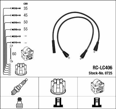 RC-LC406 ATEŞLEME KABLOSU