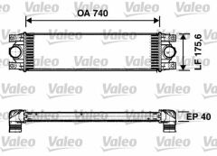 x TURBO RADYATÖRÜ INTERCOOLER MASTER II-III-MOVANO 2.5DCI 740x146x40