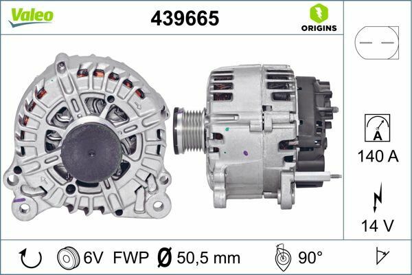 ALTERNATÖR VW GOLF 1.4TSI TG14C027 ALTERNATÖR BİNEK
