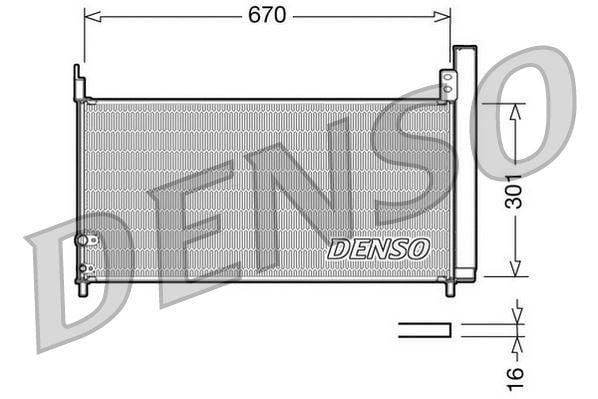 CONDENSER. AİR CONDİTİONİNG LEXUS CT 10-
