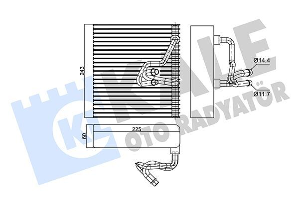 EVAPORATOR CORSA-COMBO-OPEL COMBO -VAUXHALL COMBO-CORSA