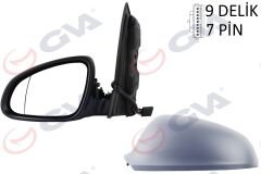 DIŞ DİKİZ AYNASI SOL ASTRA J 09 ELEKTRİKLİ ISITMALI KATLANIR ASTARLI ASFERİK 7 FİŞ VM-973EBAL