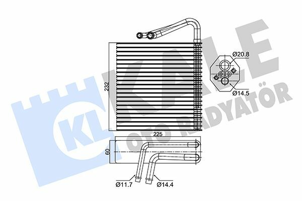 EVAPORATOR MEGANE II-SCENIC II