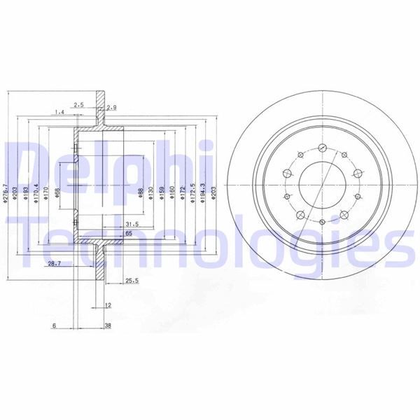 FREN DİSKİ ÇİFTLİ PAKET . DELİKSİZ ARKA VOLVO S90. V90 05/1998 08/1999