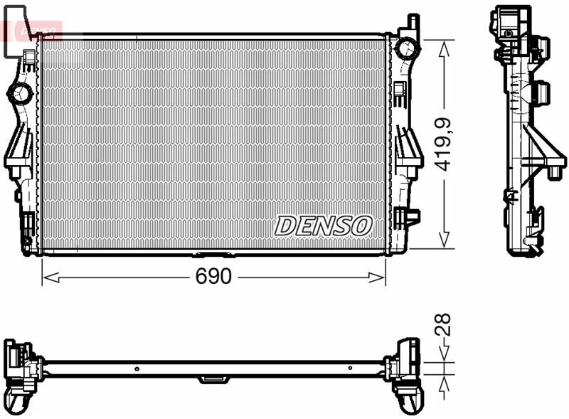 MOTOR SU RADYATORU MERCEDES VITO W447 14
