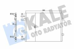 KLİMA RADYATÖRÜ KONDENSER TRAFIC II 01 OPEL VİVARO 1.9 DTİ 2.0 CDTİ