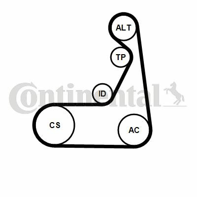 6PK1173K1 Multi V-Belt Kit